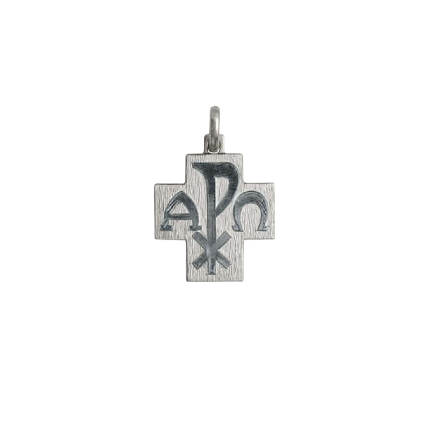 PEACE - PENDENTE CROCE - BIANCO ORO