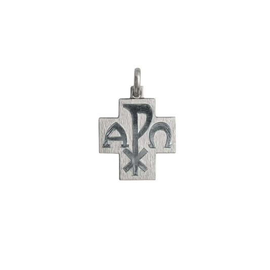PEACE - PENDENTE CROCE - ARGENTO